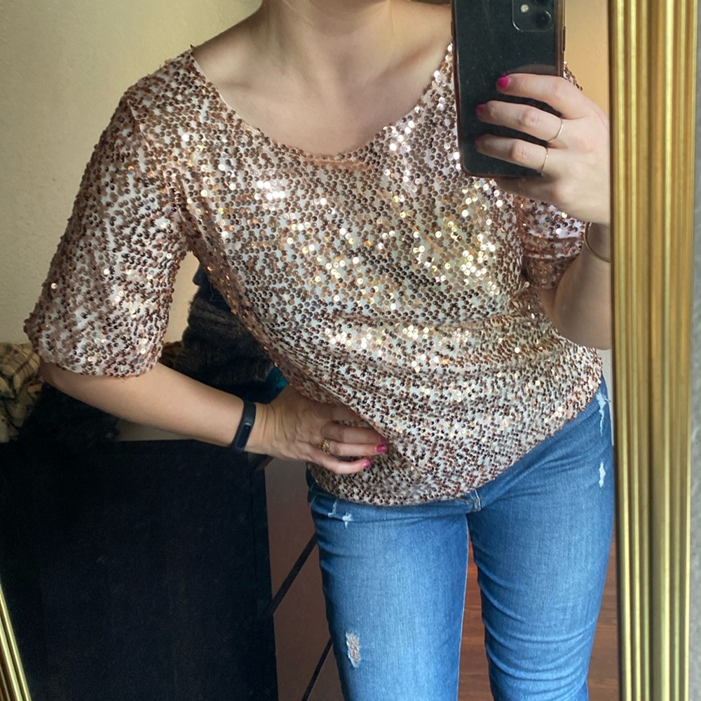 Sequin Blouse